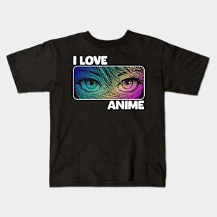 I Love Anime Kids T-Shirt